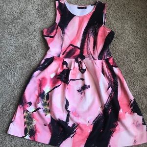 Apt 9 ‘scuba’ a line dress with pockets